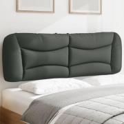 vidaXL Headboard Cushion "Hvar" Dark Grey 160 cm Fabric