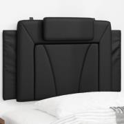 vidaXL Headboard Cushion "Viana" Black 80 cm Faux Leather
