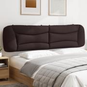 vidaXL Headboard Cushion "Hvar" Dark Brown 200 cm Fabric