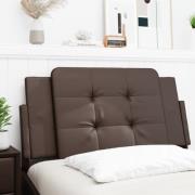 vidaXL Headboard Cushion "Zadar" Brown 100 cm Faux Leather