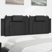 vidaXL Headboard Cushion "Viana" Black 160 cm Faux Leather