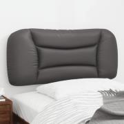 vidaXL Headboard Cushion "Hvar" Grey 80 cm Faux Leather