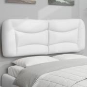 vidaXL Headboard Cushion "Hvar" White 120 cm Faux Leather