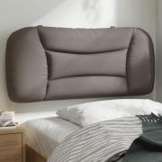 vidaXL Headboard Cushion "Hvar" Taupe 80 cm Fabric