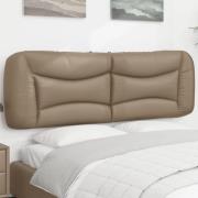 vidaXL Headboard Cushion "Hvar" Cappuccino 160 cm Faux Leather