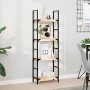 vidaXL Svävande hyllor 2 st 40x20x4 cm obehandlat massivt akaciaträ