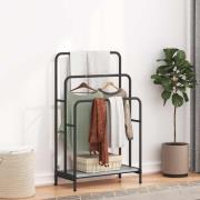 vidaXL Klädställning Grå sonoma 60 x 30 x 100.5 cm Konstruerat trä