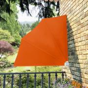 vidaXL Sidomarkis för balkong terrakotta 140x140 cm