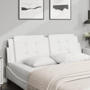 vidaXL Headboard Cushion "Zadar" White 160 cm Faux Leather