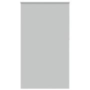 vidaXL Rullgardin mörkläggning ljusgrå 130x230 cm tyg bredd 126,6 cm