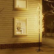 vidaXL Körsbärsträd med LED varmvita 368 lysdioder 300 cm