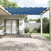 vidaXL Markis vertikal blå 140x1000 cm oxfordtyg