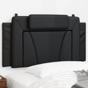 vidaXL Headboard Cushion "Viana" Black 100 cm Faux Leather