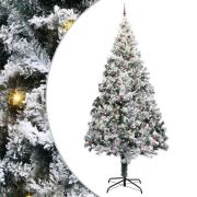 vidaXL Konstgjord Förbelyst Julgran med Bollsats Grön 400 cm PVC