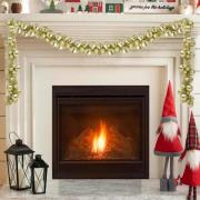 vidaXL Julkulagirland Guld 186 cm Polystyren