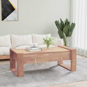vidaXL Soffbord 110x60x40 cm massiv teak