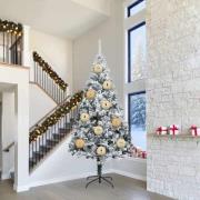 vidaXL Julkula Set XXL 3 pcs Guld Plast