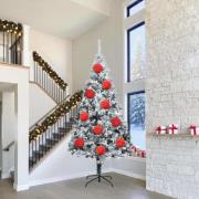 vidaXL Julprydnad Set 3 pcs Röd XXL