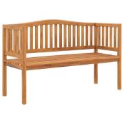 vidaXL Trädgårdsbänk 150 cm massiv teak