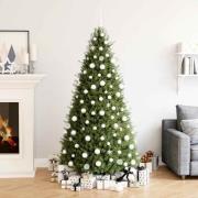 vidaXL Julgranskulor 111 delar vit polystyren