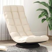 vidaXL Snurrbar golvstol linne 70x51x79 cm