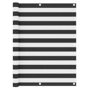 vidaXL Balkongskärm antracit och vit 120x400 cm oxfordtyg