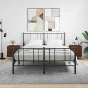 vidaXL Sängbord 2 st brun ek 40x35x47,5 cm konstruerat trä