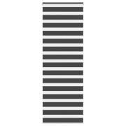vidaXL Rullgardin zebra svart 85x200 cm tyg bredd 80,9 cm polyester