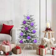 vidaXL Julprydnad Set 15 pcs Lila