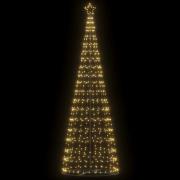 vidaXL LED julgran 550 LEDs varmvit 304 cm