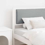 vidaXL Huvudgavel Övrigt Vit 100 cm Massiv furu