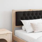 vidaXL Huvudgavel Övrigt Brun och svart 160 cm Massiv furu