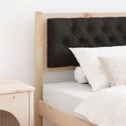 vidaXL Huvudgavel Övrigt Brun och svart 90 cm Massiv furu