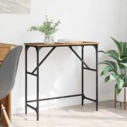 vidaXL Konsolbord Gammalt trä 75 x 32 x 75 cm Konstruerat trä