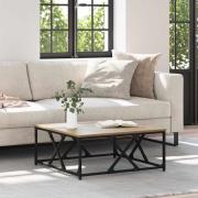 vidaXL Kaffeebord Artisan Ek 70 x 70 x 30 cm Konstruerat trä