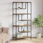 vidaXL Bokhylla artisan ek 81 x 36 x 176 cm Konstruerat trä