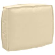 vidaXL Palldyna för ryggstöd Beige 50 x 40 x 12 cm Oxford tyg