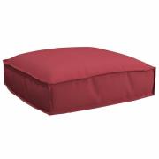 vidaXL Palldyna för sits Vinröd 50 x 50 x 12 cm Oxford tyg