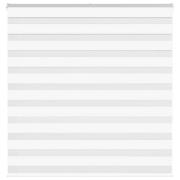 vidaXL Rullgardin zebra vit 145x150 cm tyg bredd 140,9 cm polyester