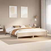 vidaXL Sängram utan madrass 180x200 cm massiv furu