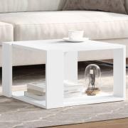 vidaXL Soffbord vitt 51,5x51,5x30 cm konstruerat trä