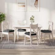 vidaXL Sittkuddar 4 pcs Mörkgrå 45 x 45 cm Kordread tyg
