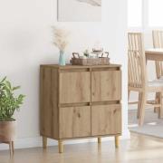 vidaXL Sideboard Artisan Ek 60 x 35 x 70 cm Konstruerat trä