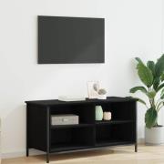 vidaXL TV-skåp Svart Ek 100 x 40 x 50 cm Konstruerat trä