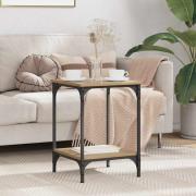 vidaXL Kaffeebord Artisan Ek 40 x 40 x 55 cm Konstruerat trä