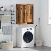 vidaXL Väggskåp Gammalt trä 69,5 x 34 x 90 cm Konstruerat trä