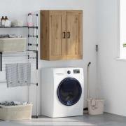 vidaXL Väggskåp Artisan Ek 69,5 x 34 x 90 cm Konstruerat trä