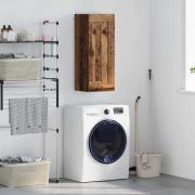 vidaXL Väggskåp Gammalt trä 34,5 x 34 x 90 cm Konstruerat trä