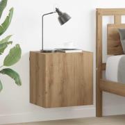 vidaXL TV-väggskåp 2 pcs Artisan Ek 40,5x30x40cm Konstruerat trä