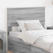 vidaXL Huvudgavel med huvudgavel Grå Sonoma 80 cm Konstruerat trä